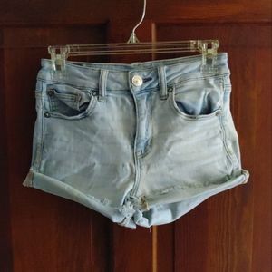 American Eagle Outfitters Denim Distressed Shorts
